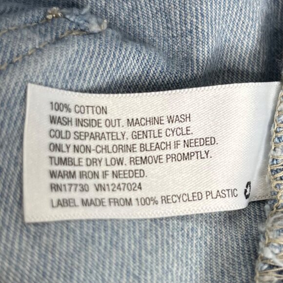 Wild Fable Patchwork Denim Skirt Womens Size 6 Blue Casual - Picture 7 of 7